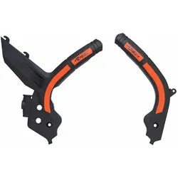 Race Tech RACTECH Bi-Material Rahmenschutz schwarz / orange, schwarz