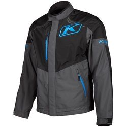 Klim Traverse Gore-Tex Motorrad Textiljacke, schwarz-grau-blau, Größe XL für Männer