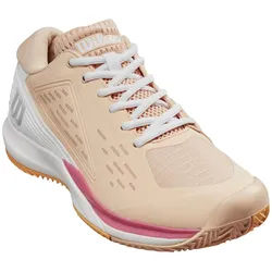 Wilson Tennisschuhe Rush Pro Ace Clay/Sandplatz 2024 pfirsischorange/weiss Damen