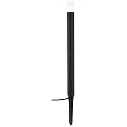 Paulmann Plug & Shine LED Pollerleuchte Flarea EinzelleuchteIP65 zylindrisch 600mm 3000K 3,6W 150lm 24VSchwarzMetall 94537
