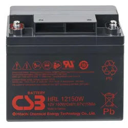 CSB HRL 12150W 12V 37,5AH Blei-Akku (AGM) Abmessungen (LxBxH): 195,6 x 130 x 172 mm