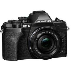 Olympus OM-D E-M10 Mark IV Pancake Kit Micro Four Thirds schwarz