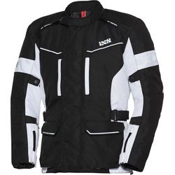 IXS Tour Evans-ST Motorrad Textiljacke, schwarz-weiss, Größe XL