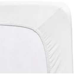 Florella Spannleintuch , Weiß , Textil , 90-100x200-220 cm , Oeko-Tex® Standard 100, Oeko-Tex® Made IN Green , Rundumgummi, bügelfrei, für Wasserbetten geeignet, rutschfest auf der Matratze, Spezialgummi für unermüdliche Elastizität, weich und anschmiegsam, formstabil und langlebig, perfekter Sitz, spielend leicht zu überziehen, besonders dehnbar, absolut faltenfreier Sitz, allerhöchster Komfort, geeignet für Boxspringbetten , Heimtextilien, Bettwäsche & Leintücher, Leintücher, Spannleintücher