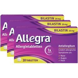 Allegra Allergietabletten 20 mg 3 x 20 Tabletten