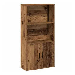 vidaXL Bücherregal Bücherregal Altholz-Optik 60x24x120 cm Holzwerkstoff, 1-tlg.