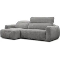 ECKSOFA NERO 4-Sitzer, platingrau