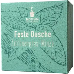 Bioturm Naturkosmetik Feste Dusche Zitronengras-Minze 100 g