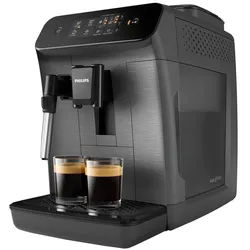 Philips Kaffeevollautomat, Doppelte Tasse, Espresso, Kaffee, Automatische Entkalkung schwarz