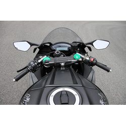 LSL Lenkererhöhung, Speed Match Kit, Triumph Daytona 675, 09-12, silber