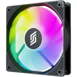 Silentware RF140 Black 140mm PWM A-RGB Gehäuselüfter, Standard-Airflow, RGB, Gaming-PC