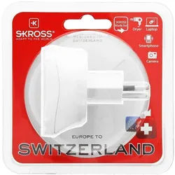 Adapter Steckdose Europa auf Schweiz, ​Country Adapter Europe to Switzerland