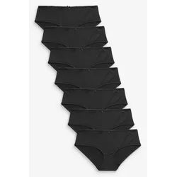 Next Brasilslip Short-Slips aus Mikrofasern im 7er-Pack (7-St) schwarz 52 (GB: 24)