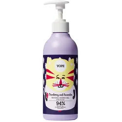 Yope Shower Gel Cranberry & Lavender for Kids Duschgel 400 ml Unisex