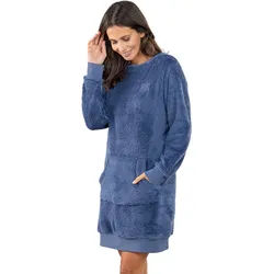 Kuschelkleid in kuscheliger weicher Coral-Fleece-Qualität