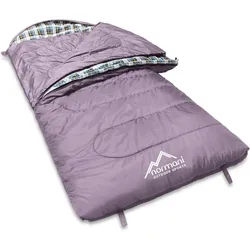 normani Deckenschlafsack Outdoor-Schlafsack Extrem 4-In-1 Antarctica, bis -40°C 500 + 250 g/m2 Füllung rosa