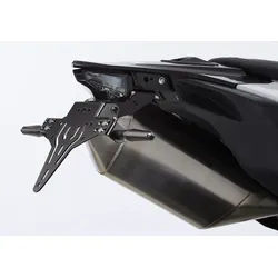 PROTECH Kennzeichenhalter Edelstahl pulverbeschichtet schwarz, schwarz