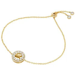 MICHAEL KORS Armband Armband Damen Pavé-Logo MK Silber Vergoldet MKC1828710
