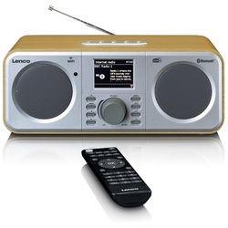 Lenco DIR-141WD Internetradio mit DAB+, Bluetooth und Spotify Connect, Holz, versch. Farben