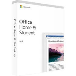 Microsoft Office 2019 Home and Student Win/Mac | Accountgebunden | Sofortdownload + Produktschlüssel