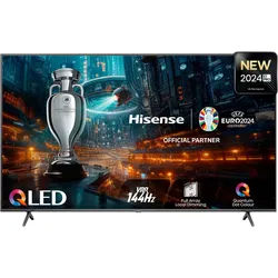 Hisense 55E77NQ PRO QLED-Fernseher (139 cm/55 Zoll, 4K Ultra HD, Smart-TV) grau
