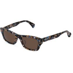 Kenzo KZ40154U Unisex-Sonnenbrille Vollrand Eckig Kunststoff-Gestell, Schwarz