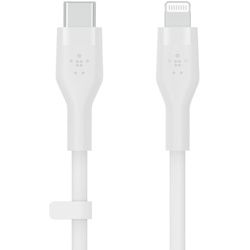 Belkin BoostCharge Flex USB-C Kabel mit Lightning Connector (1m, Weiß)