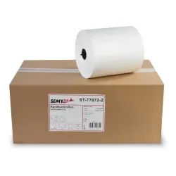 Semytop Handtuchrolle Autocut 21 cm, 2-lagig, Ø 19 cm, hochweiß, Extra starkes Handtuchpapier für Autocut-Spender, 1 Karton = 6 Rollen à 150 Meter