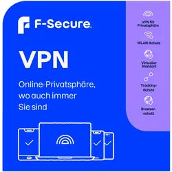 F-Secure VPN 5 Geräte - 1 Jahr Vollversion Software