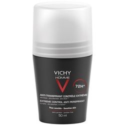 Vichy Homme Deodorant Antitranspirant-Deoroller gegen übermäßiges Schwitzen 72h 50 ml