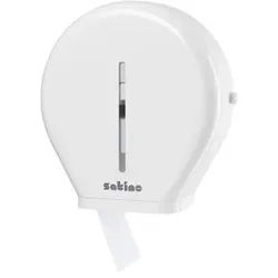 Satino Jumbo Toilettenpapier Spender , Toilettenpapier-Großrollenspender, Maße: 336 x 356 x 122 mm, large, JT2-kompatibel
