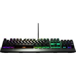 SteelSeries Apex 5 hybrid-mechanische Gaming Tastatur, kabel, Tastenweise RGB-Beleuchtung, Rahmen aus Aluminium in Flugzeugquali