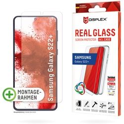 DISPLEX Panzerglas (10H) + Schutzhülle für Samsung Galaxy S22+ Eco-Montagerahmen, + Case, Tempered Glas, kratzer-resistente Schutzfolie