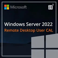 Microsoft Windows Remote Desktop Services 2022, User CAL, RDS CAL, Client Access License