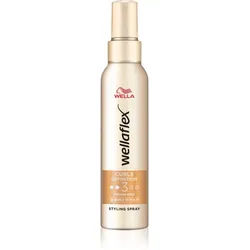 Wella Wellaflex Curls Definition Spray-Gel Lockenpflege für lockiges Haar starke Fixierung 150 ml