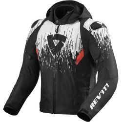 Revit Quantum 2 H2O Motorrad Textiljacke, schwarz-weiss, Größe L