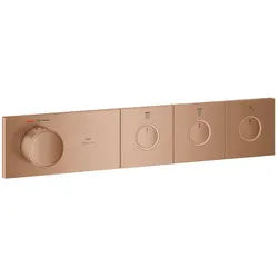 GROHE Unterputz-Thermostat Grohtherm Aqua Tiles, 106866 FMS 3 ASV warm sunset gebürstet, 106866DL00 106866DL00