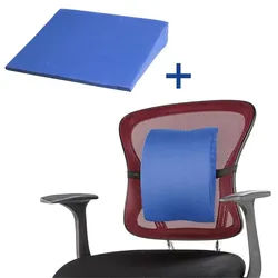 aktivshop Keilkissen & Lendenkissen im Set Kissen 1 St blau