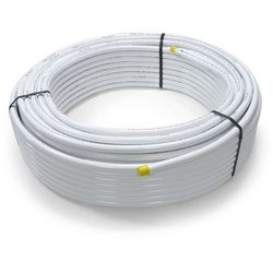 PipeTec Deutschland Alu-Verbundrohr Aluverbundrohr 26x3 mm 25m weiß Mehrschichtverbundrohr