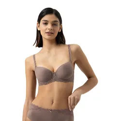 Mey Bügel-BH SERIE AMOROUS verstellbare BH-Träger verleihen optimalen Sitz braun 85