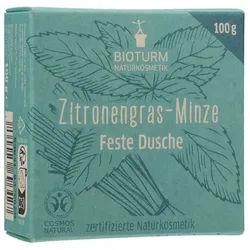 Bioturm Feste Duschseife BIOTURM feste Dusche Zitronengras-Minze Nr.136