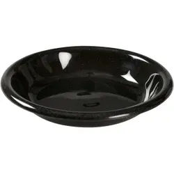 ABENA® Mehrweg Teller, schwarz, 550 ml, Recycelbare Servierteller für warme oder kalte Speisen, 1 Packung = 12 Stück