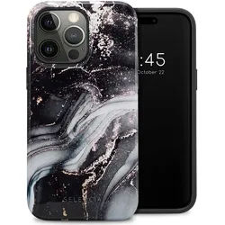 iPhone Hülle - Kunststoff - Selencia Hard Case/Backcover - Handyhülle Bunt - Marmor Design