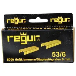 Regur® Heftklammern 53/6, 5000 Stück