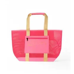 Blauer für Damen. S5GOFAN01 Gofan Netz-Shopper 01 rosa (OSFA), Lässig, Nylon, Polyester