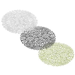 Metaltex Spülbeckeneinlage Spring, rund, Spülbeckenmatte in trendigem Design, Durchmesser: 30 cm, farbig sortiert
