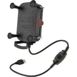 Ram Mount Tough-Charge X-Grip, Lade-Halterung - Schwarz
