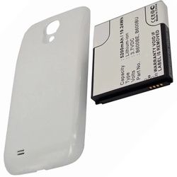 Samsung Galaxy S4, Samsung GT-I9500 Nachbau Akku 5200mAh mit weißem Zusatzdeckel und NFC