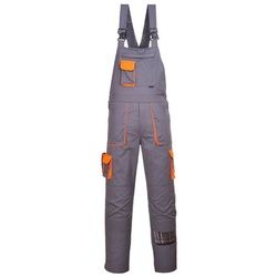 Portwest Arbeitslatzhose TX12 - Portwest Texo Kontrast Latzhose Arbeitshose grau XS