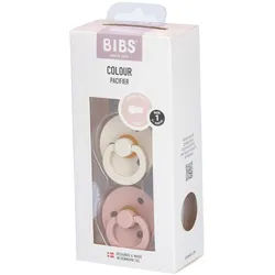 Bibs Schnuller Elfenbein/Blush Duo 0-6